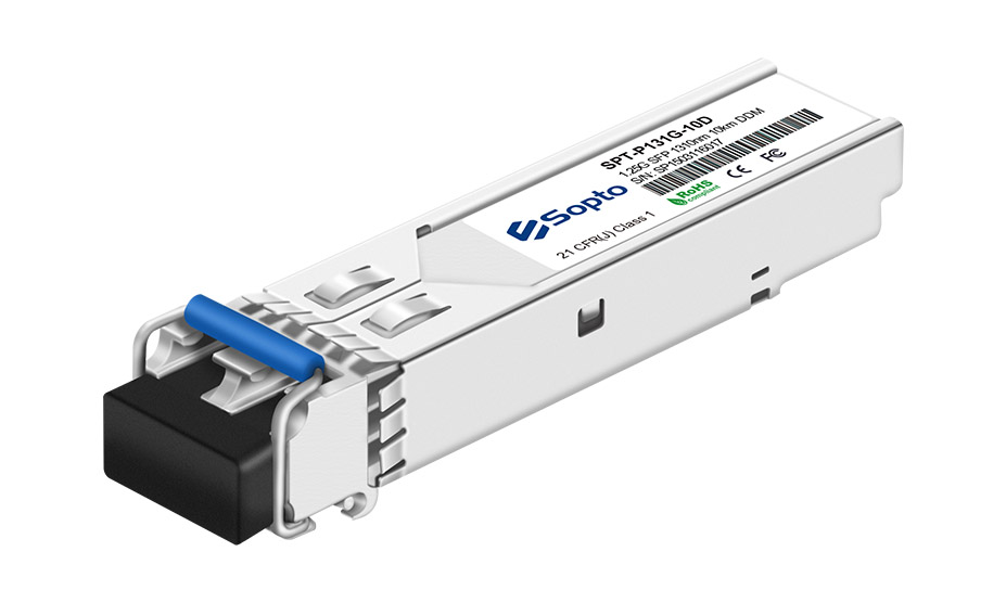 Transceiver SFP DWDM 100GHz C28 1554.94nm 1.25G 200km LC Interface with DDM Commercial Temperature 