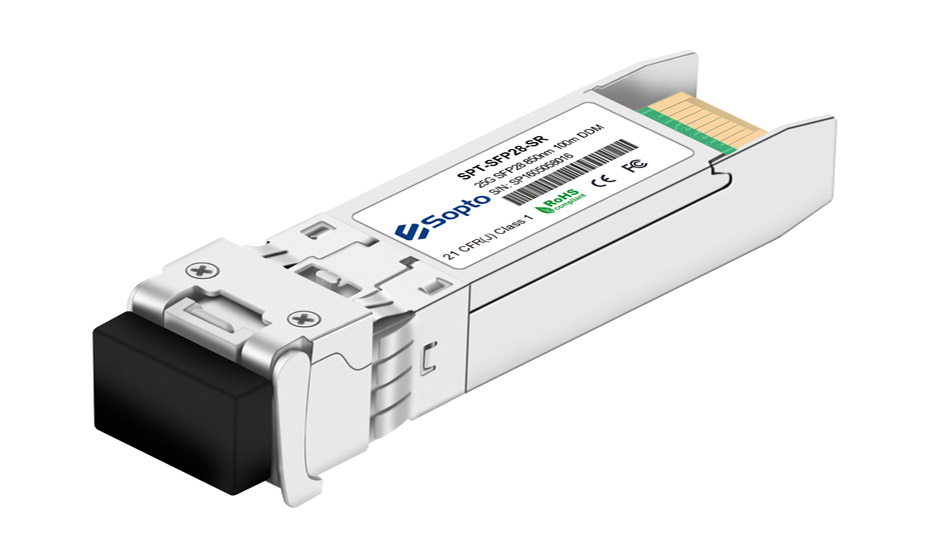 Transceiver SFP28 1310nm 25G 60km LC Interface with DDM Industrial Temperature 