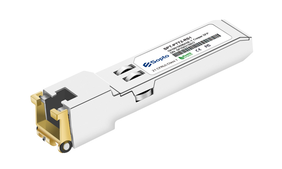Transceiver Marvel scheme SFP Copper port 10/100/1000M 100m RJ45 Interface Extended Temperature 