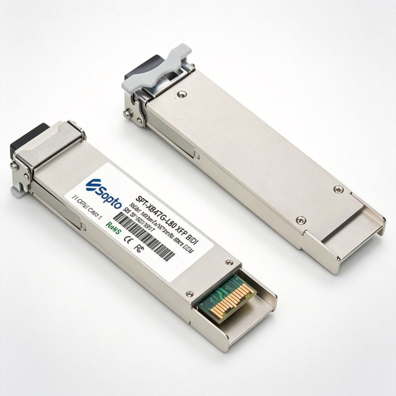 Transceiver XFP BIDI 1270nmTx/1330nmRx 10G 20km LC Interface with DDM Commercial Temperature