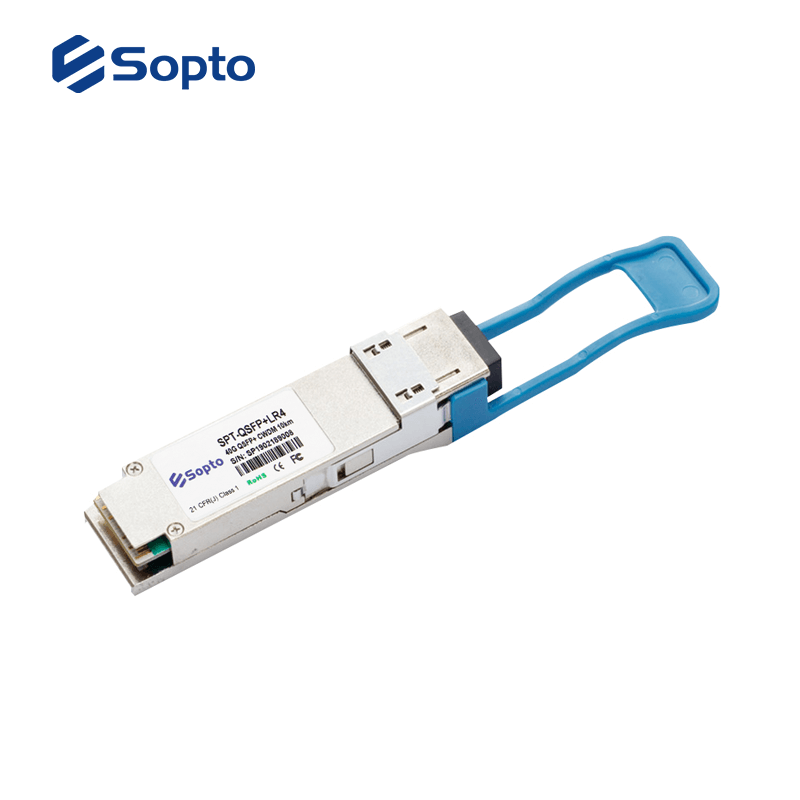 Transceiver QSFP+ 1310nm 40G 2km MPO/MTP Interface with DDM Commercial Temperature 　 APC Polish