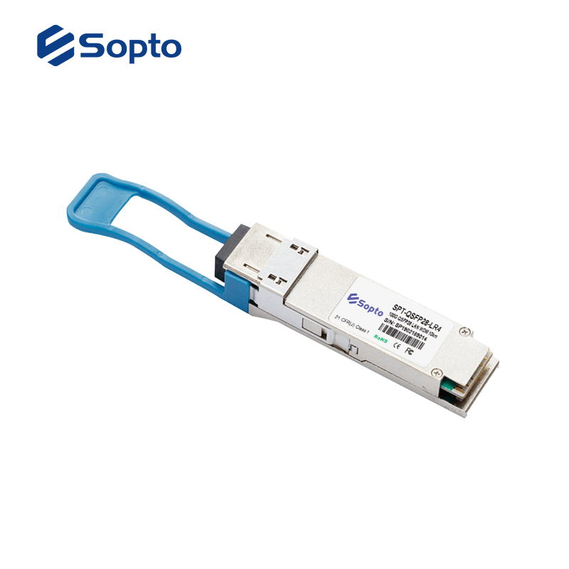 QSFP28 100Gb/s Digital Coherent Optics Transceiver Duplex LC，Hot Pluggable, Fixed grid C-band Tunable, SMF 80km Commercial Temperature